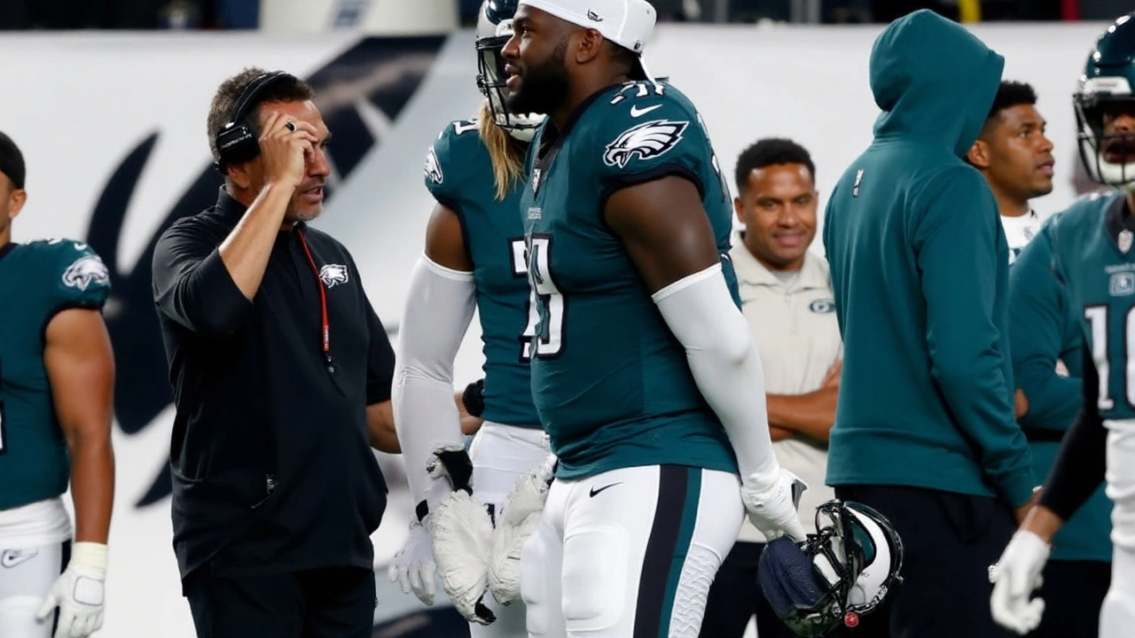 Jalen Carter Ejection After 6 Seconds for Spitting on Dak Prescott Mars Eagles-Cowboys Opener